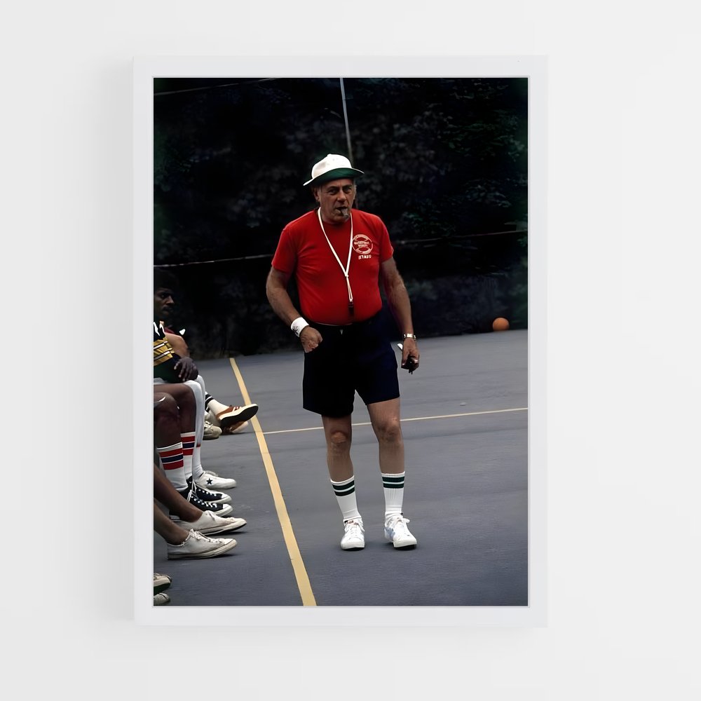 Poster Red auerbach – affiche Basketball (vue 3)